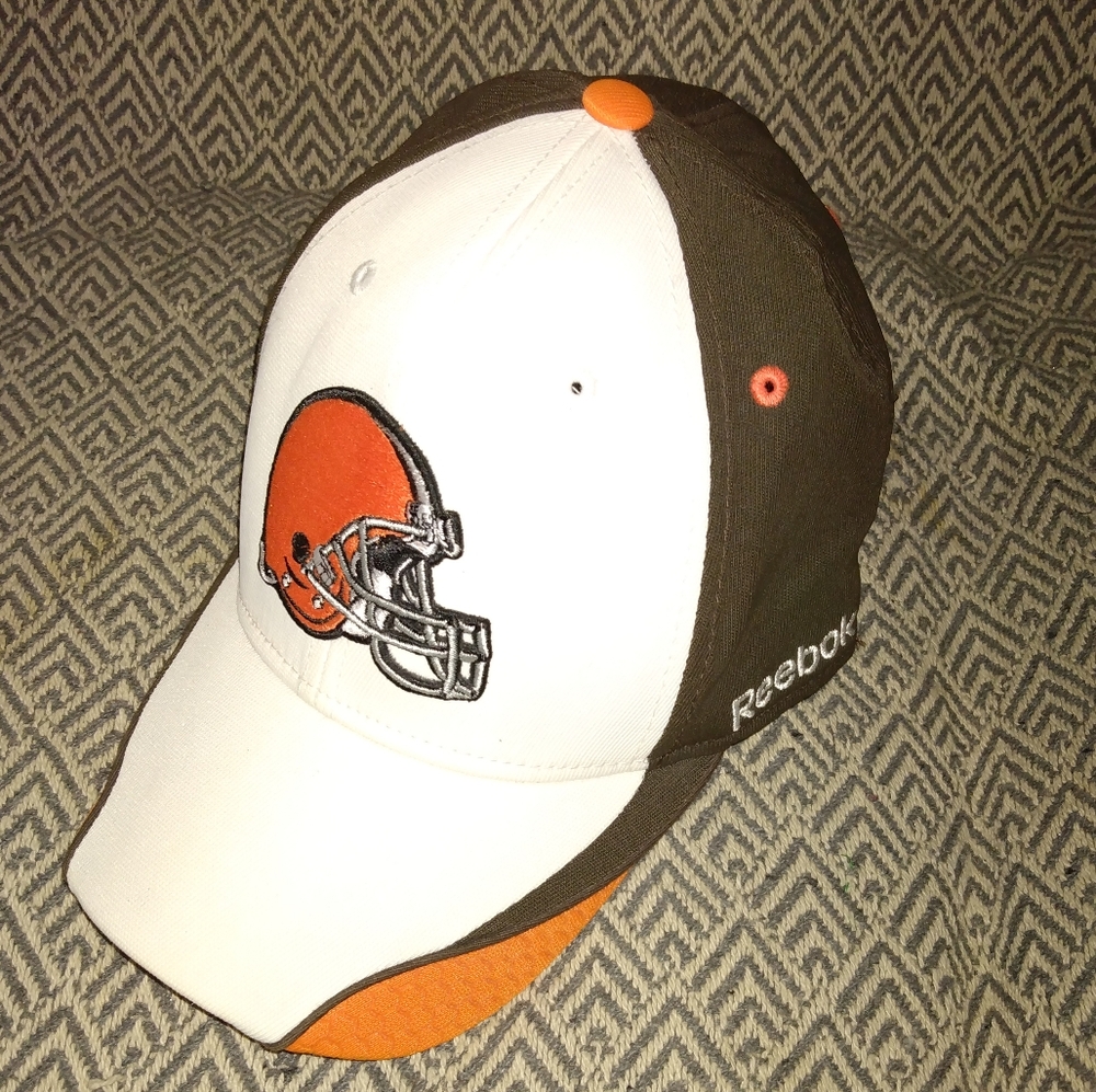 Cleveland Browns Vintage Reebok 2002 Onfield Stretch Fitted Hat Cap Osfm